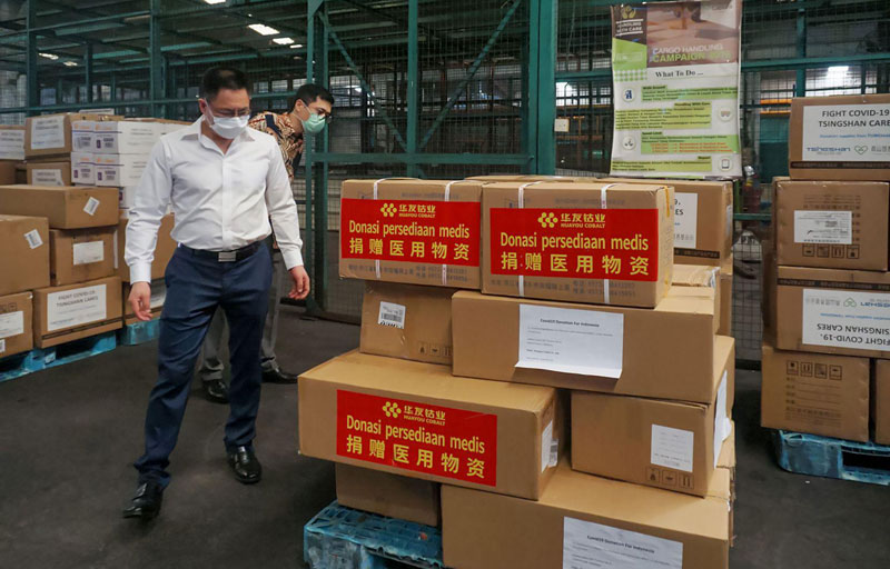    Aide logistique de la Chine à l'Europe pendant la crise sanitaire