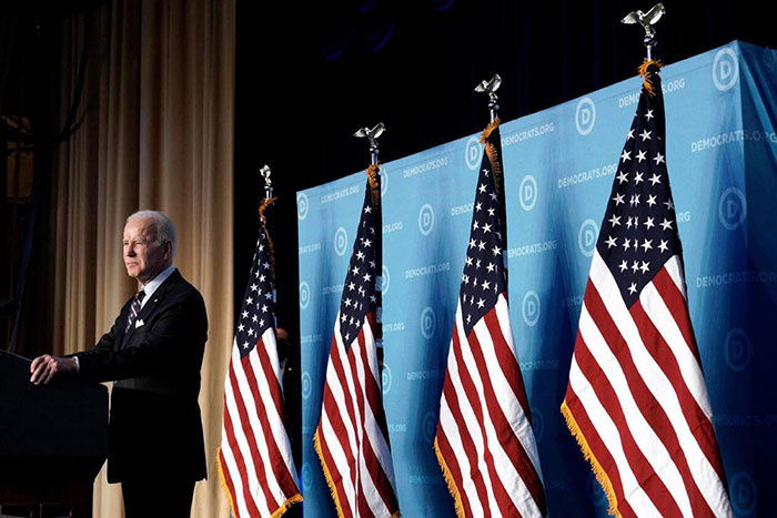 Le président américain Joe Biden avait exhorté le Congrès à adopter ce budget sans attendre. | YURI GRIPAS / EPA-EFE