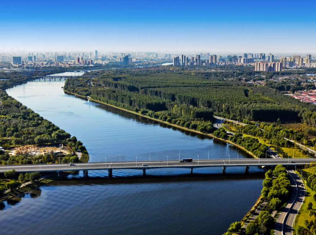 Le fleuve Yongding à l'entrée de Pékin (Photo ThisisBeijing ) 