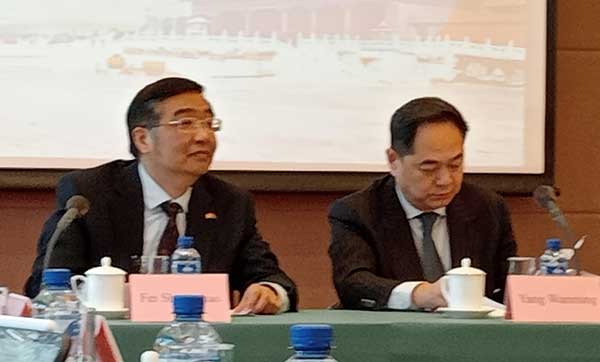 Mr Fei Shengchao, Ambassadeur de Chine en Belgique et Mr Yang Wanming, Président de l'Association du Peuple chinois pour l'Amitié avec l'étranger (4-2-2026) Mr Fei Shengchao, Ambassadeur de Chine en Belgique et Mr Yang Wanming, Président de l'Association du Peuple chinois pour l'Amitié avec l'étranger (4-2-2026)
