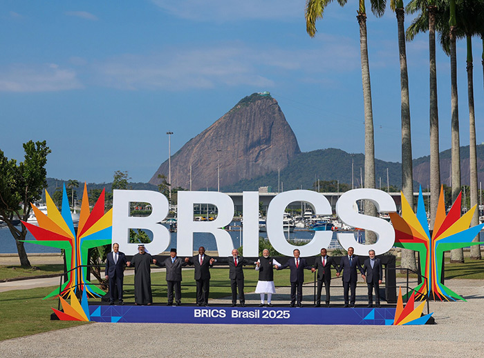 au 17ème sommet des BRICS à Rio, Brésil, 6 juillet 2025 au 17ème sommet des BRICS à Rio, Brésil, 6 juillet 2025